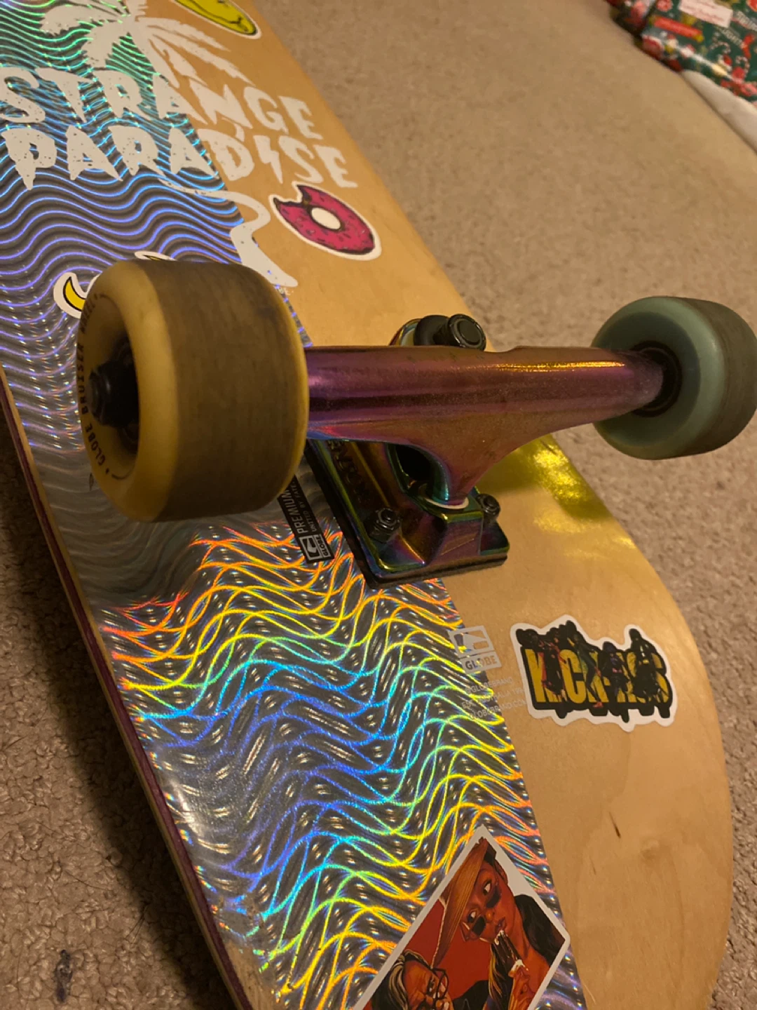 Custom Skateboard with Stickers - photo 4