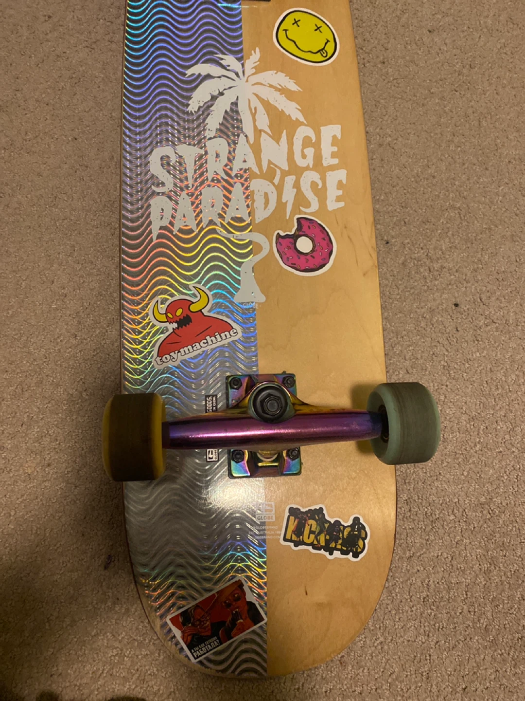 Custom Skateboard with Stickers - photo 2