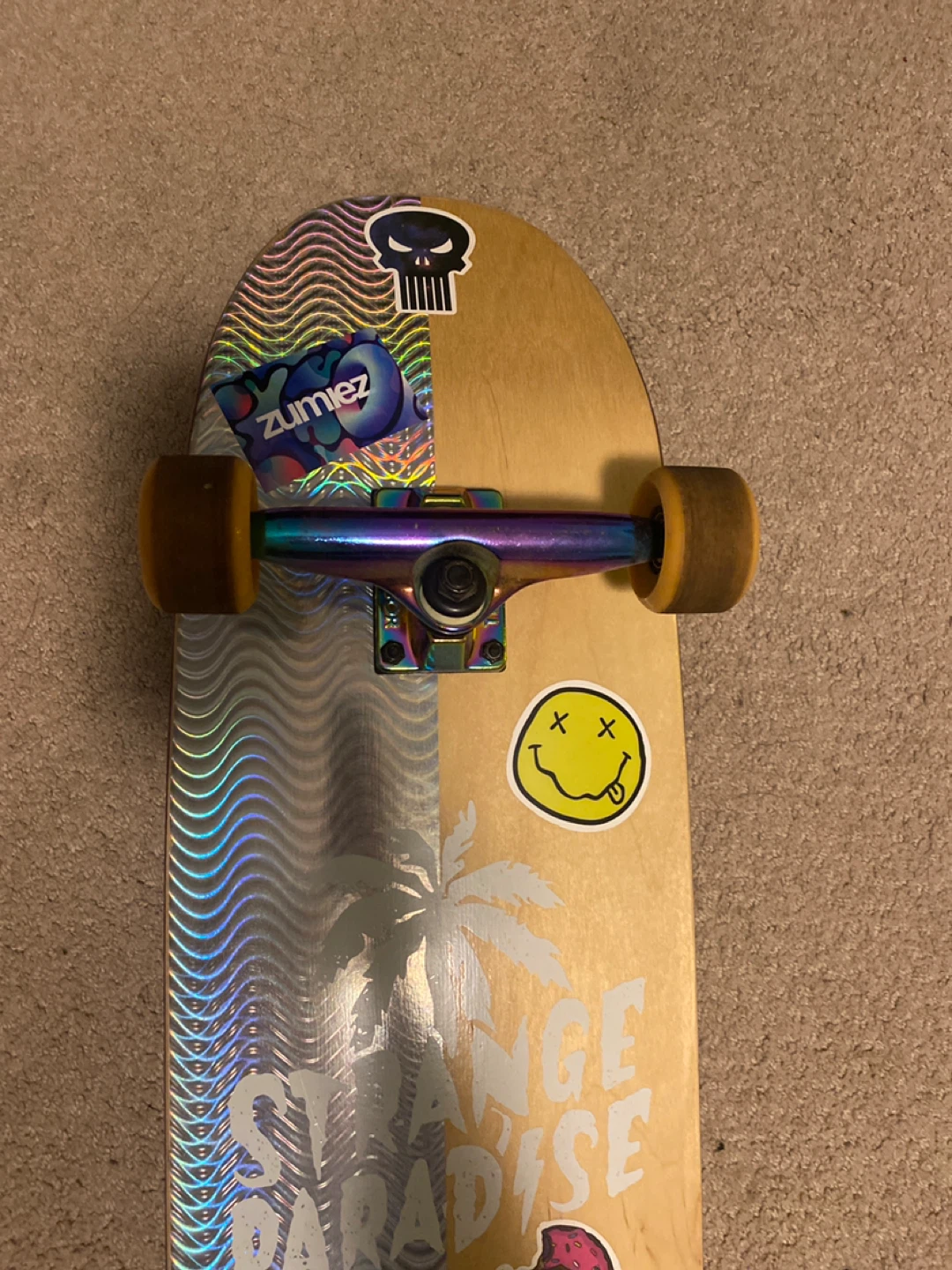 Custom Skateboard with Stickers - photo 3