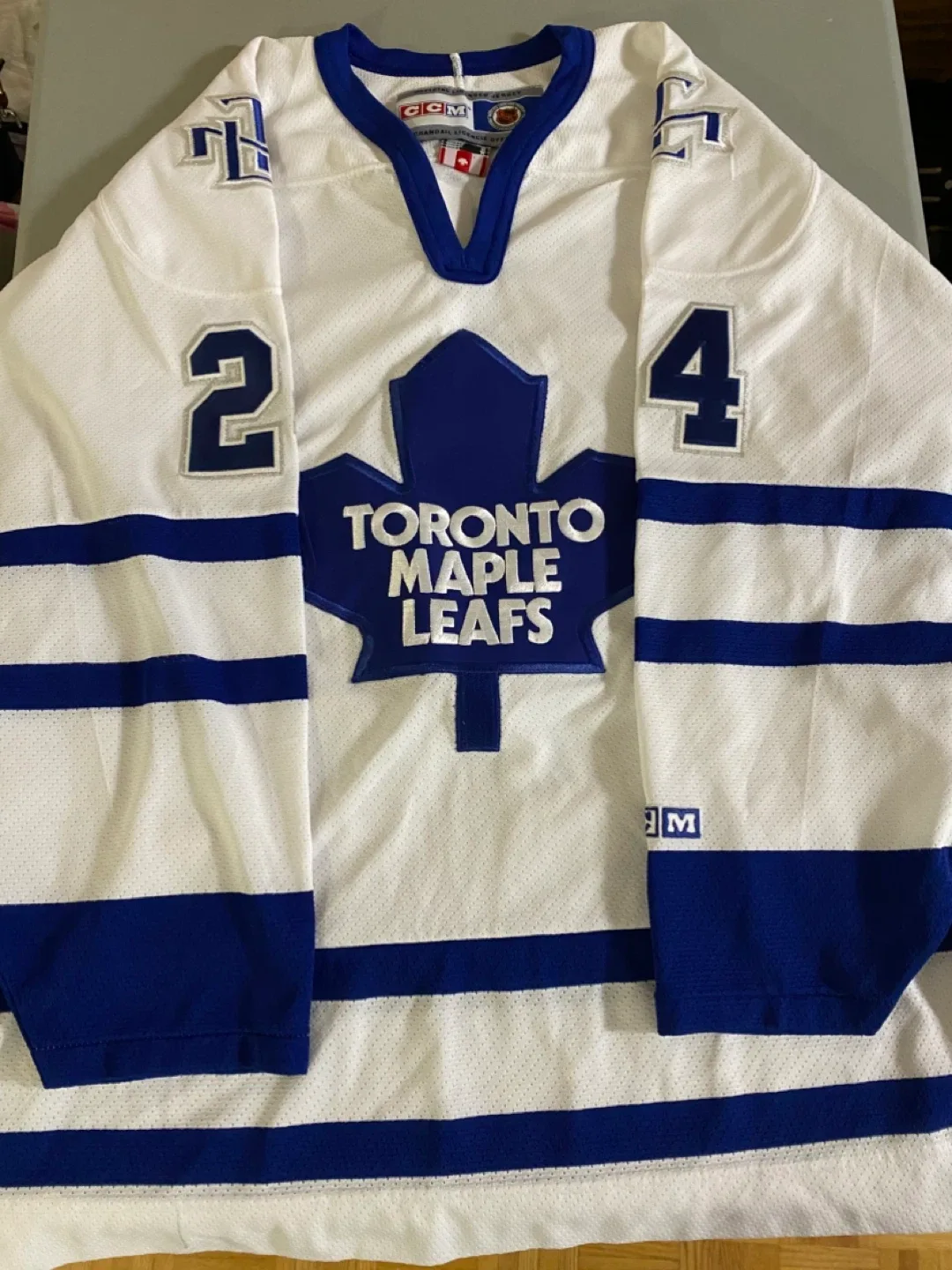 CCM Toronto Maple Leafs McCabe #24 Jersey - Size M
