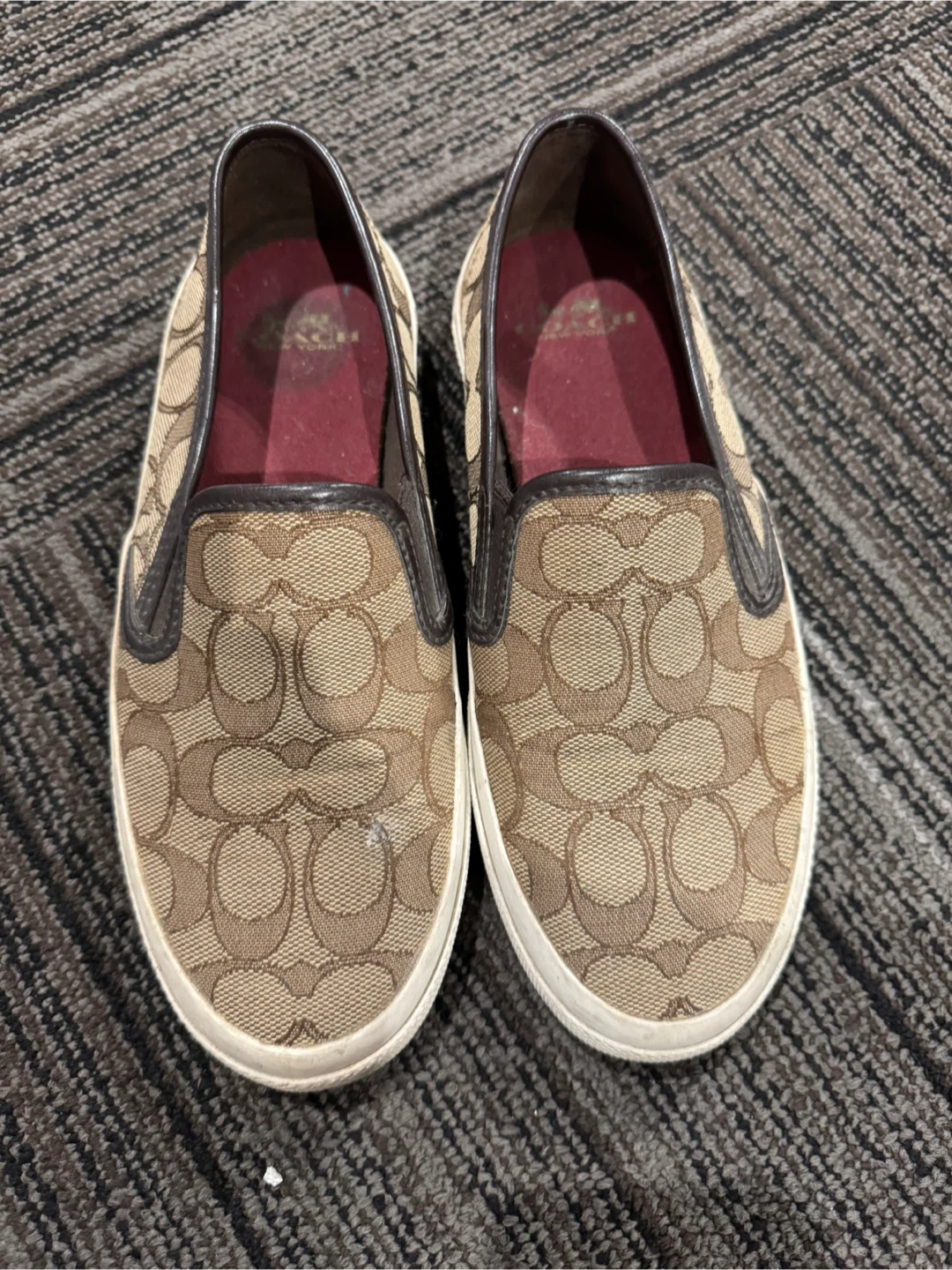 Coach Slip-On Sneakers, Size 6