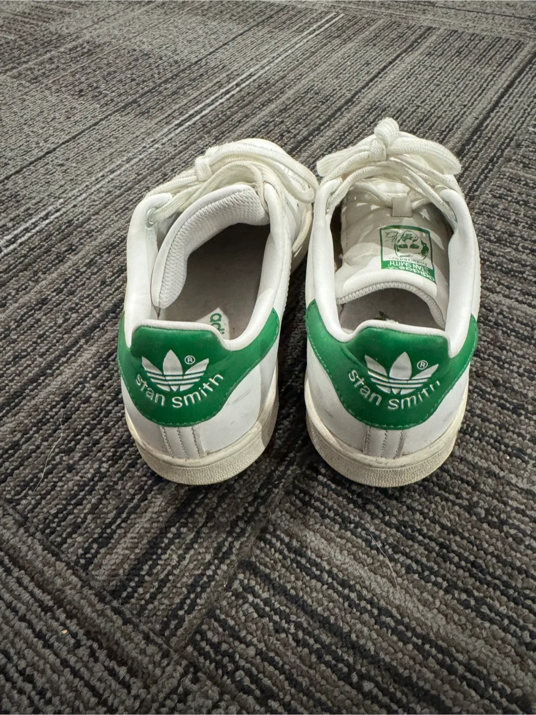 Adidas Stan Smith White & Green Sneakers
