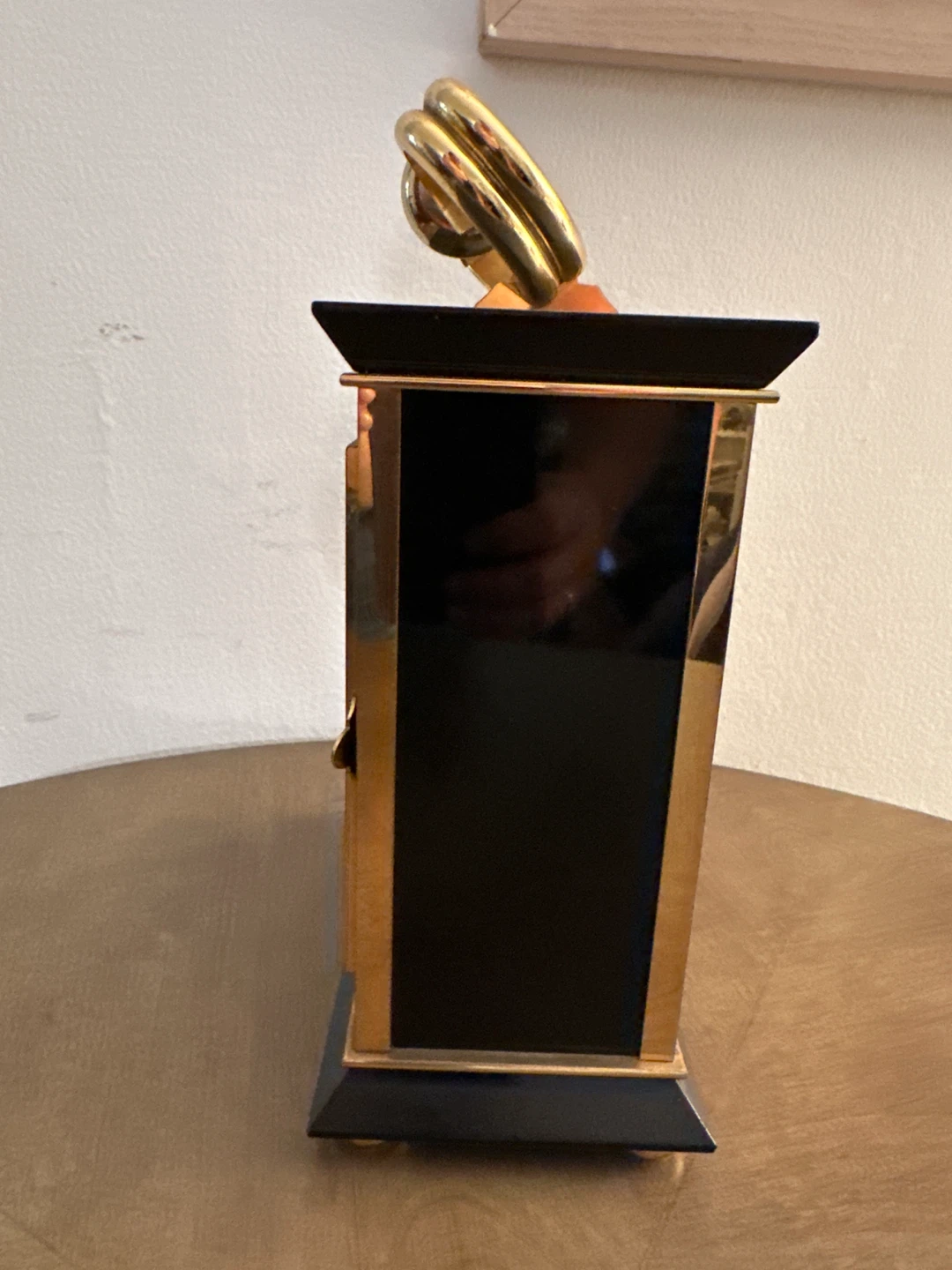 Luxor Table Clock - Black & Gold - photo 5