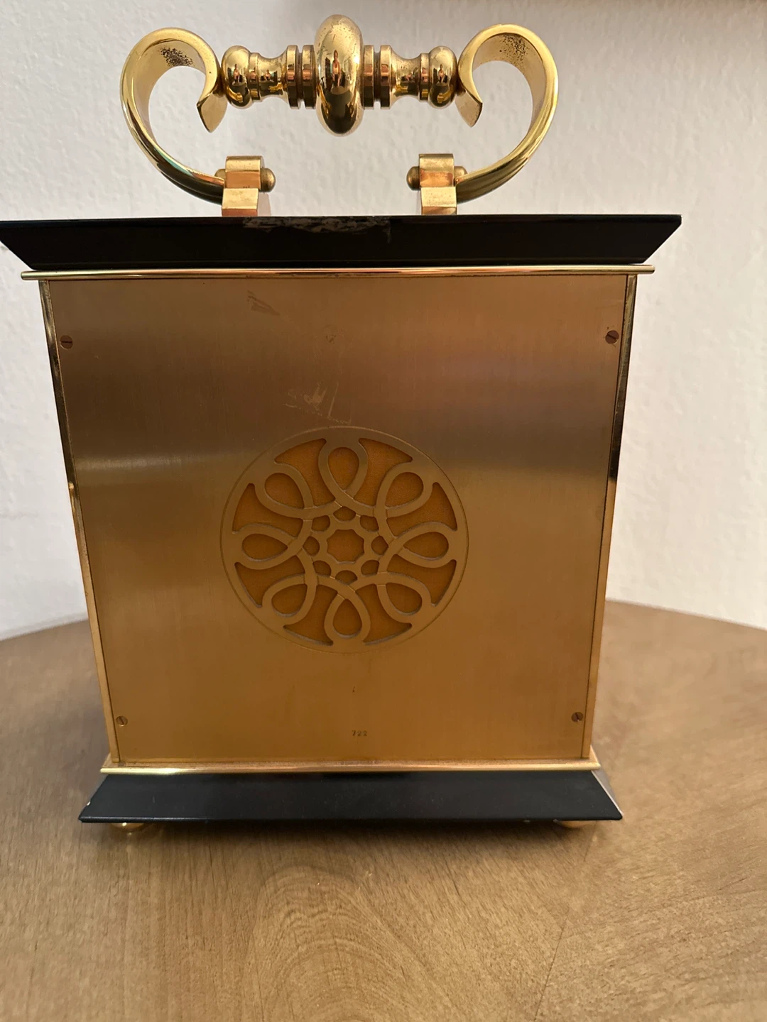 Luxor Table Clock - Black & Gold - photo 4