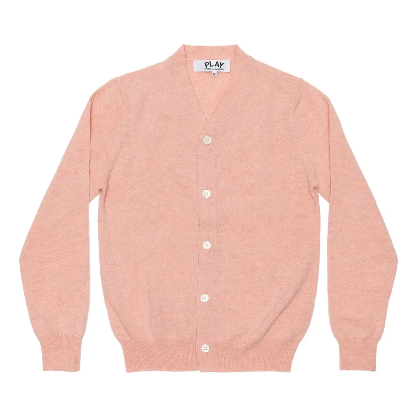 Comme des Garçons PLAY Cardigan - Cream, Size M image indicator(2)