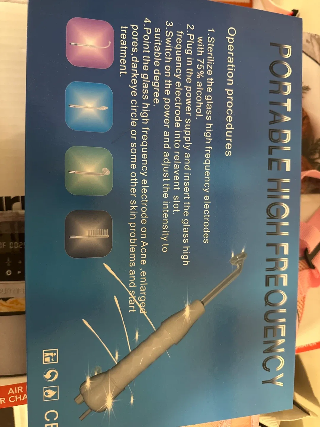 Portable High Frequency Facial Device