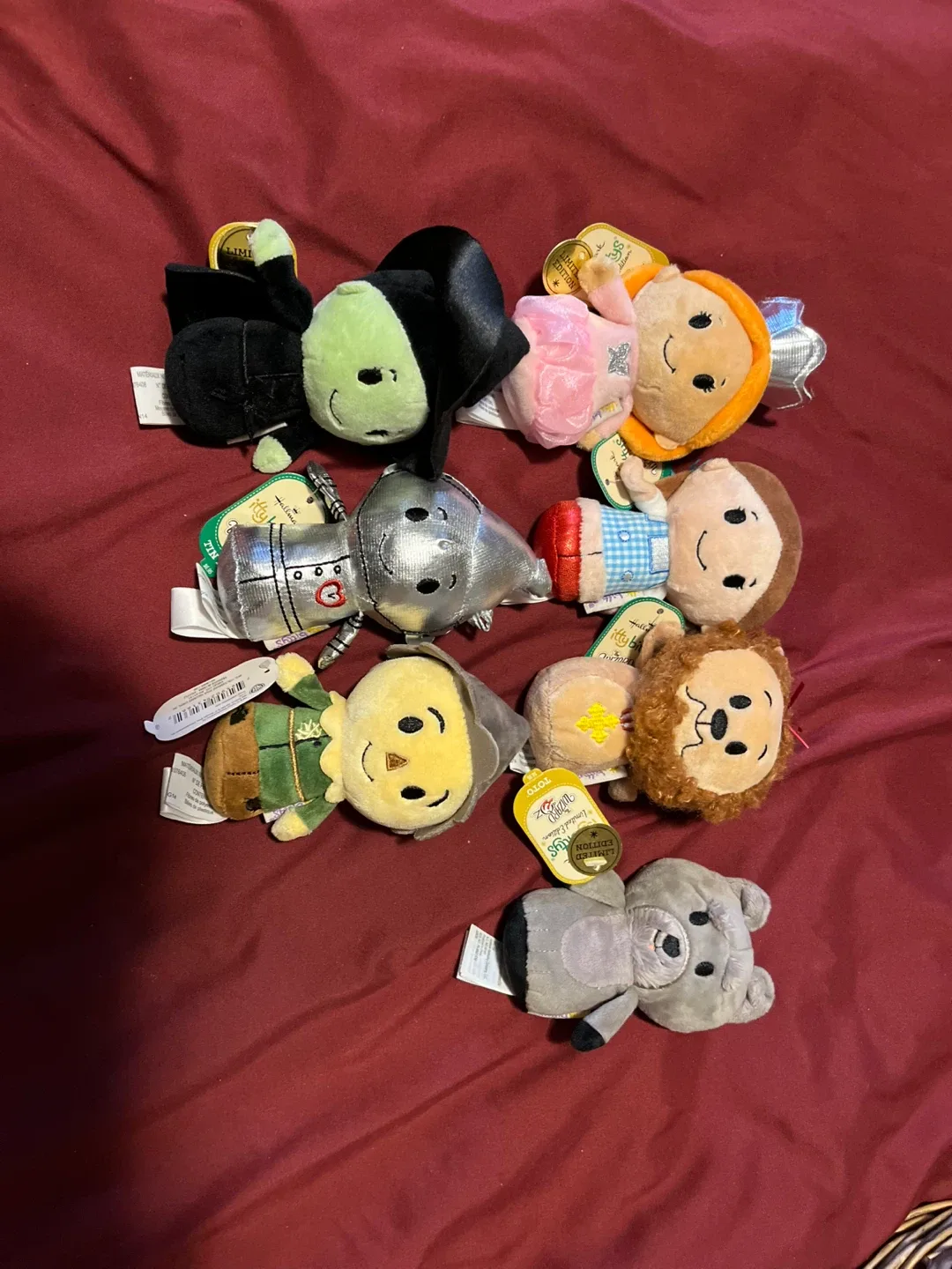 Hallmark Itty Bittys Wizard of Oz Plush Set - New