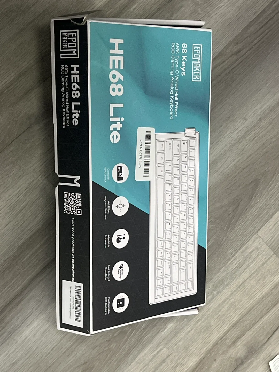 New Epomaker HE68 Lite Keyboard - 68 Keys