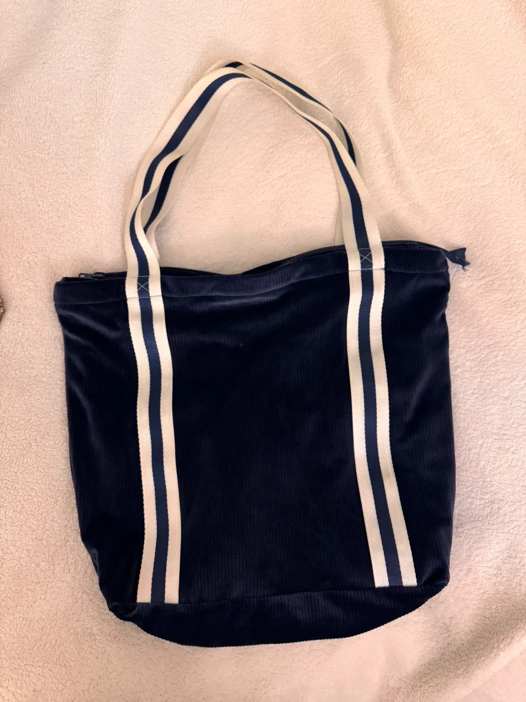 VS PINK Navy Tote Bag image indicator(3)