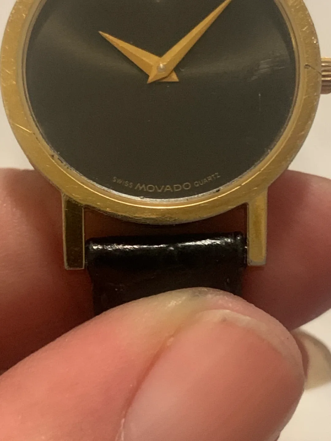 Movado Swiss Quartz Watch - Gold & Black image indicator(2)