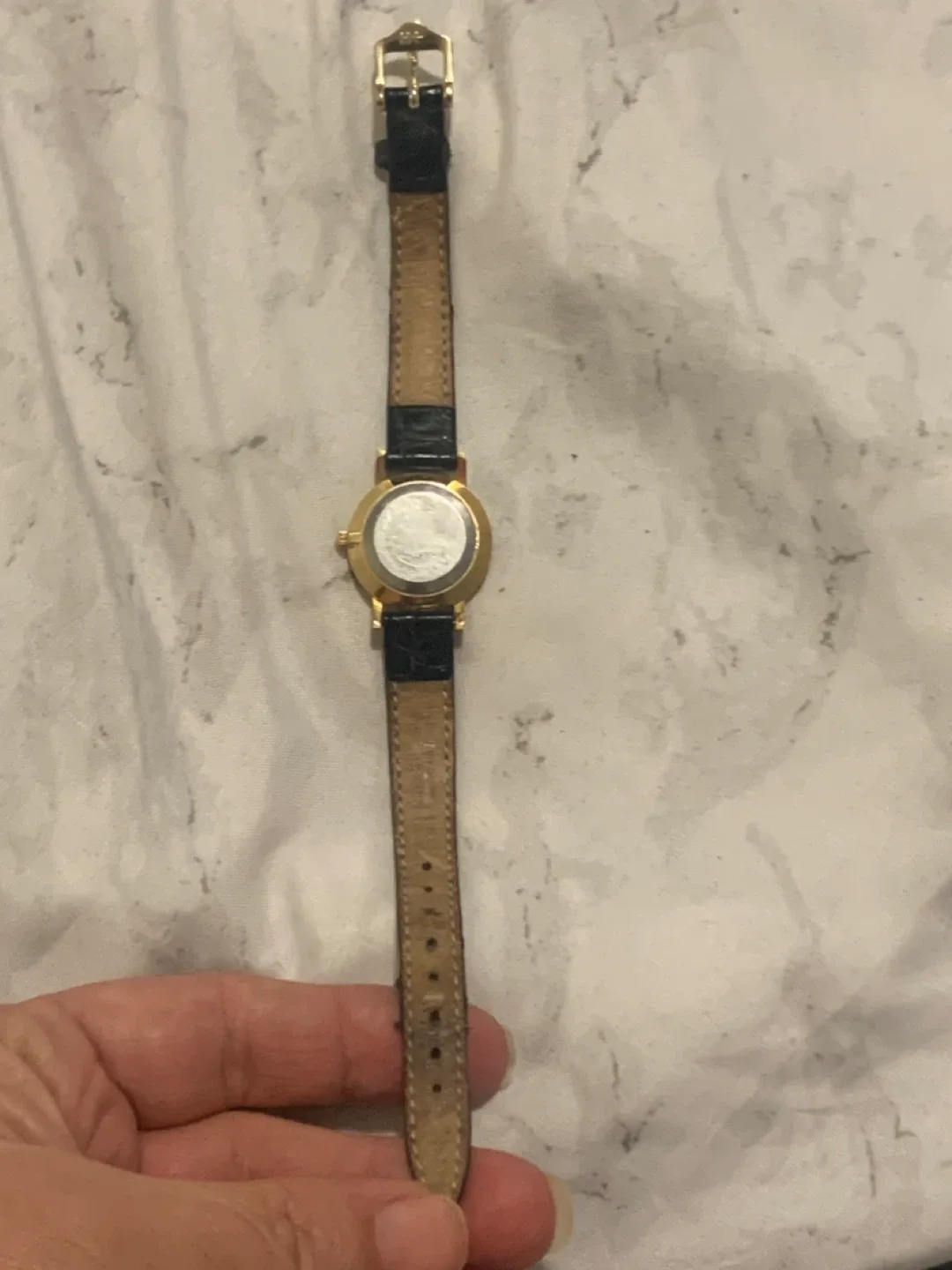 Movado Swiss Quartz Watch - Gold & Black image indicator(6)