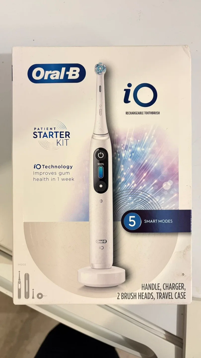 Oral B iO Rechargeable Toothbrush Patient Starter Kit