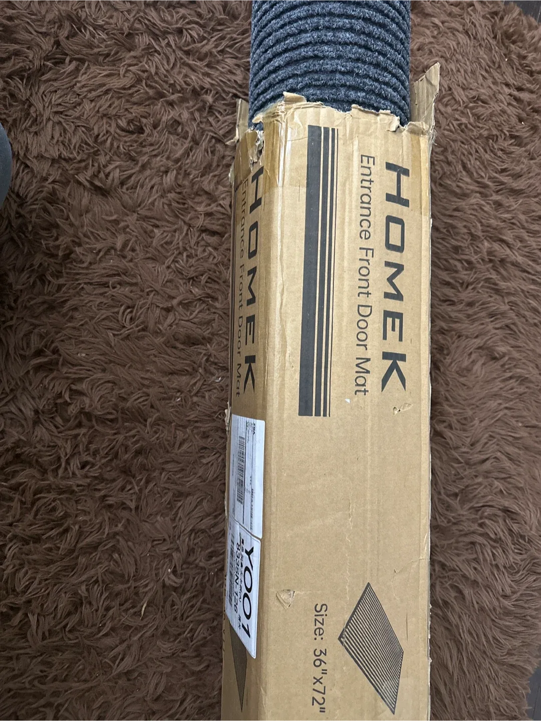 HOMEK Entrance Front Door Mat - 36"x72"-New in box