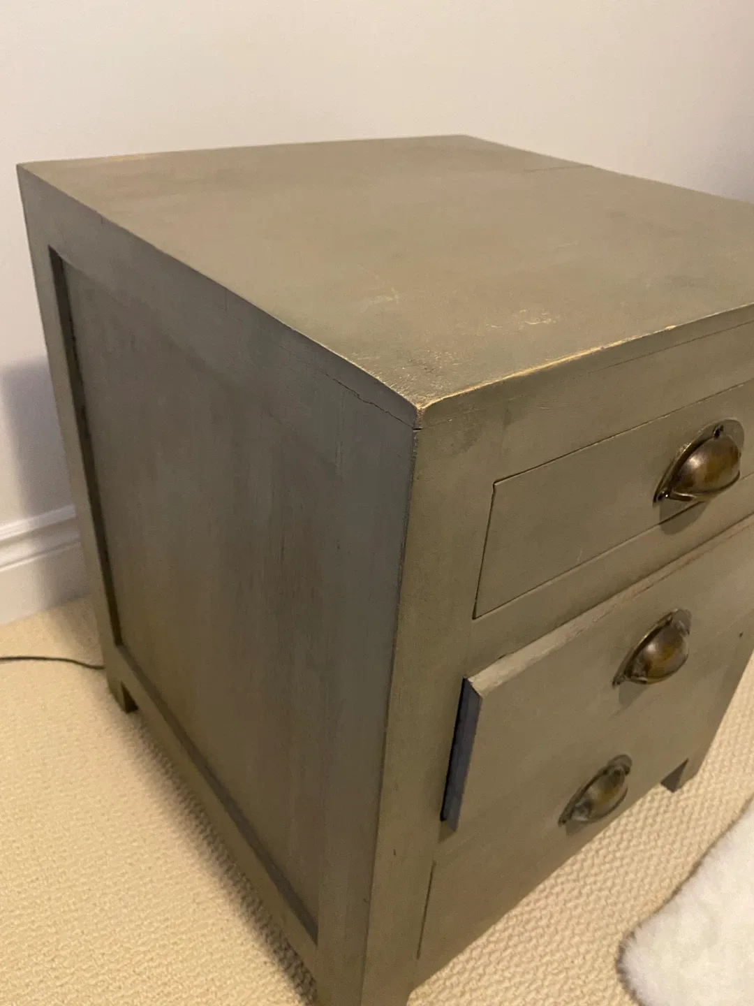 SOLID WOOD RESTORATION HARDWARE DUPE NIGHTSTAND