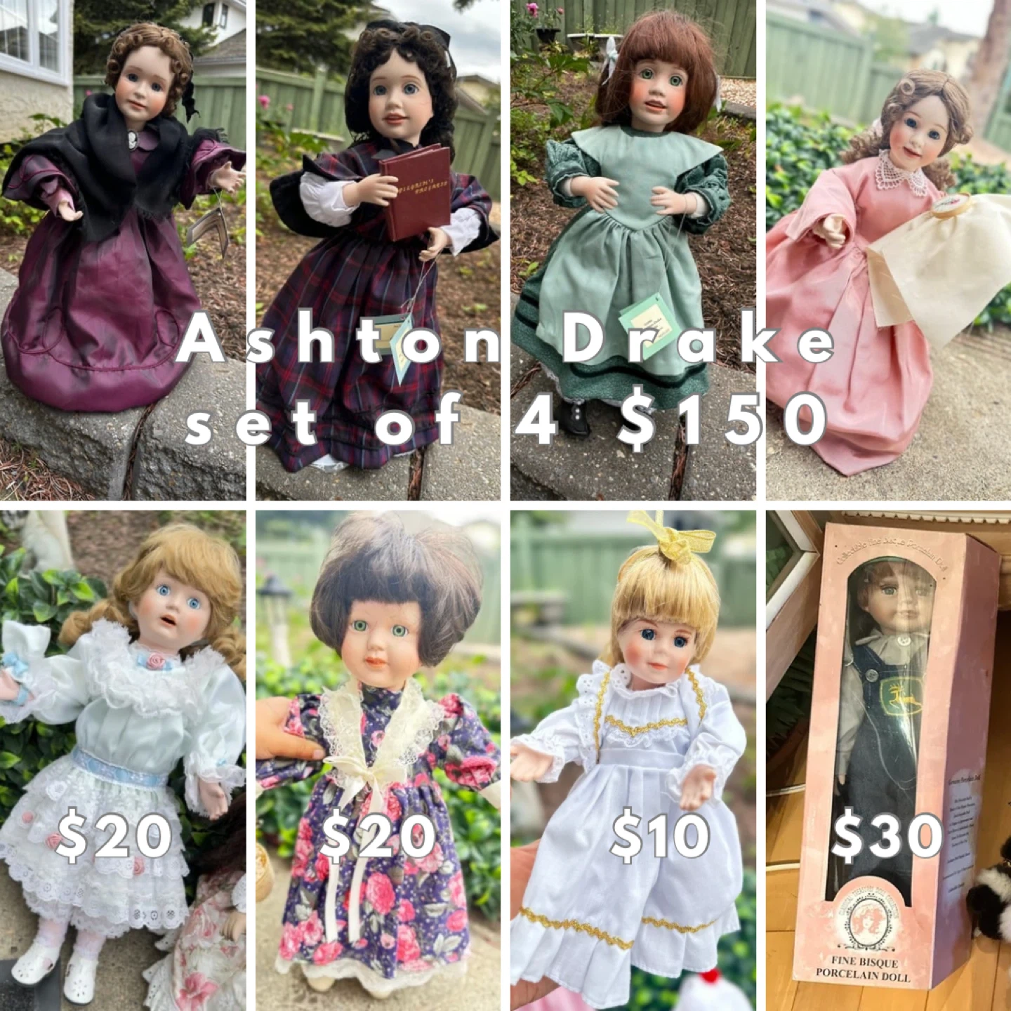 Vintage Porcelain Dolls - Variety of Styles & Prices - photo 2