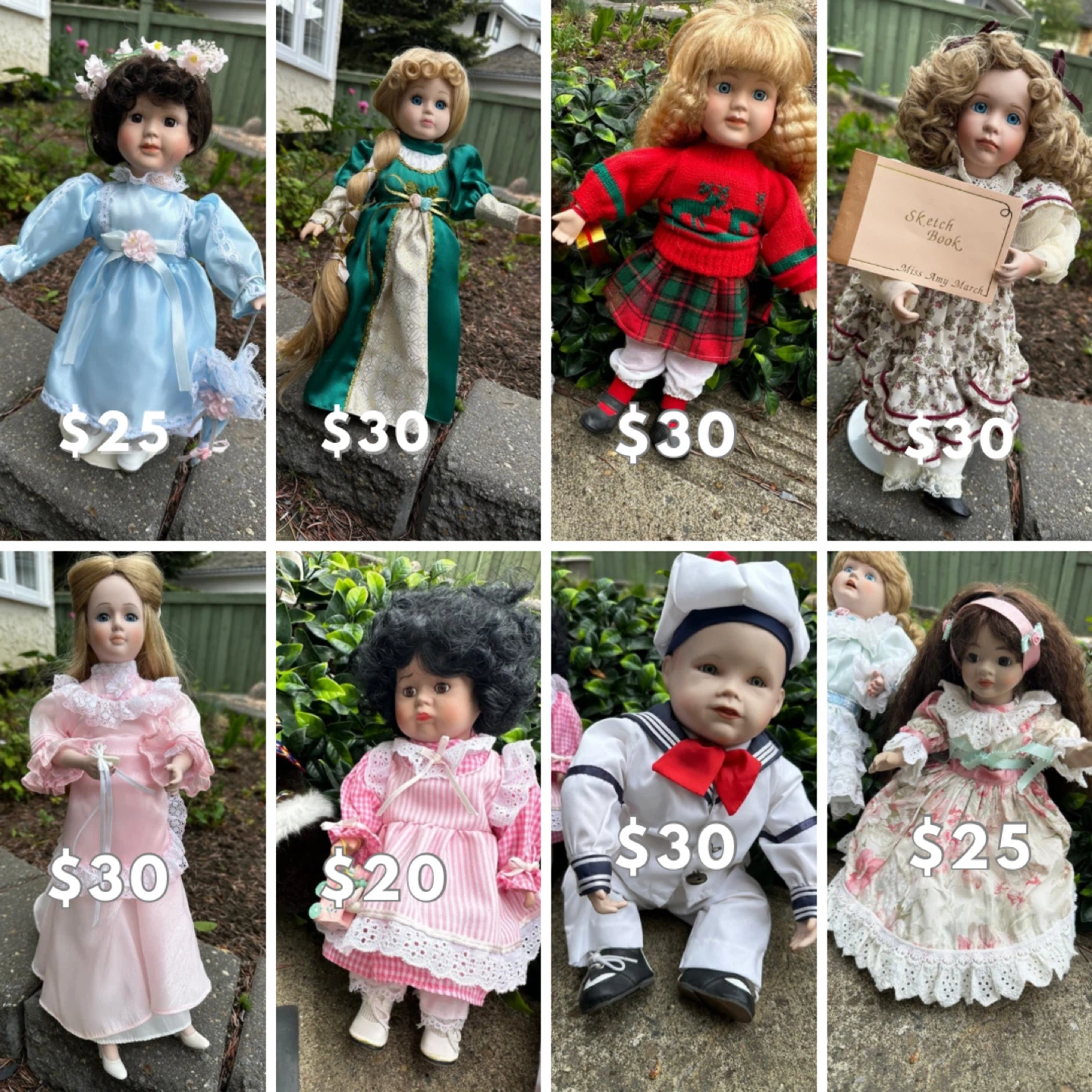 Vintage Porcelain Dolls - Variety of Styles & Prices - photo 3