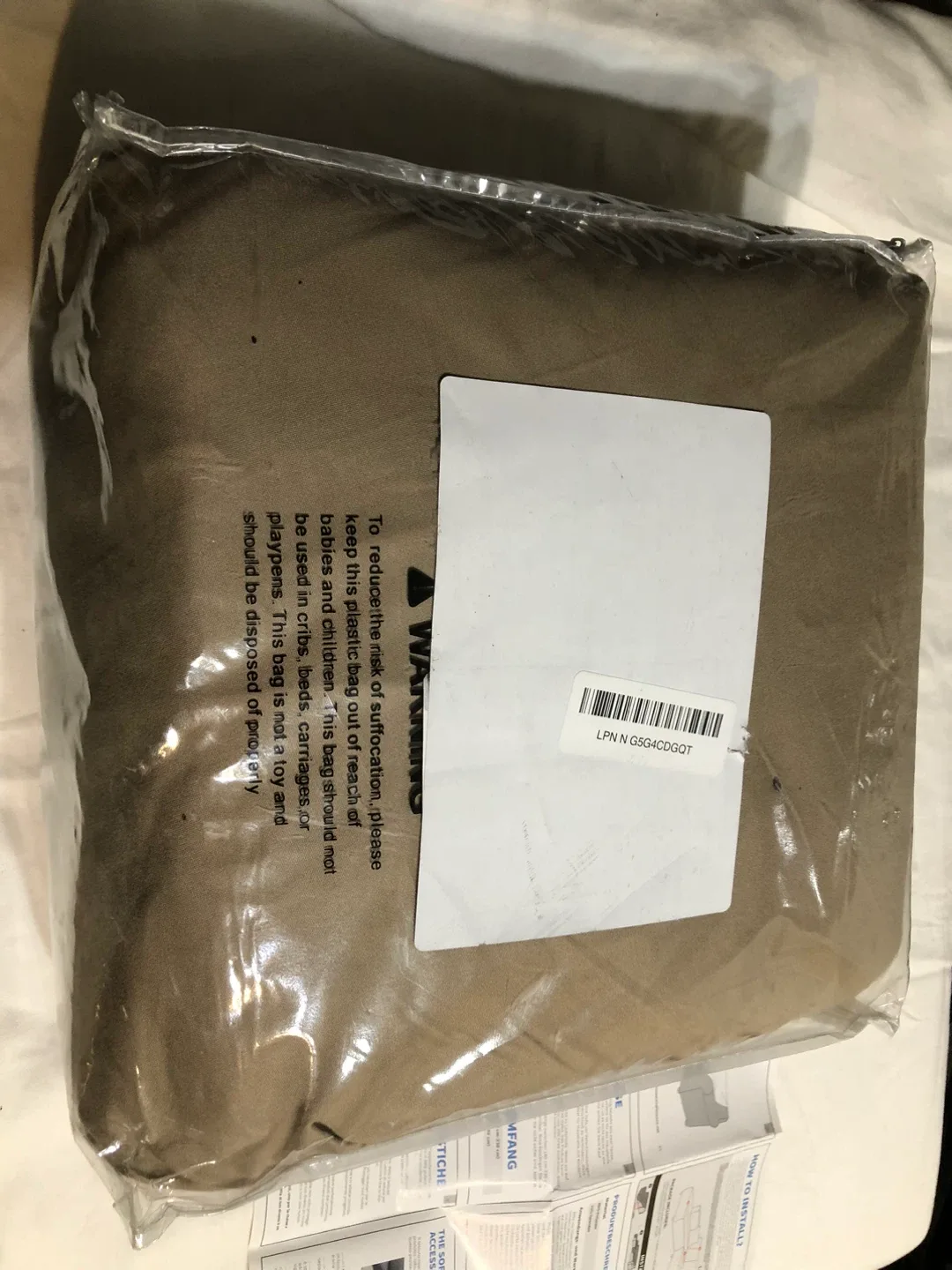 TAOCOCO Sectional Couch Cover (Taupe) image indicator(2)