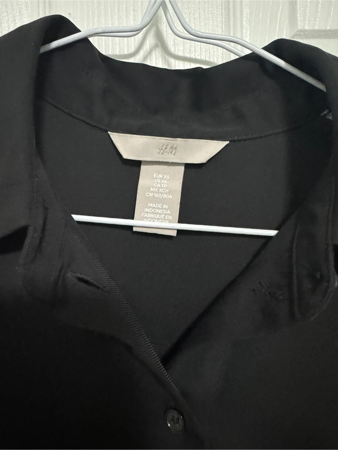 H&M Black Button-Up Shirt - photo 2