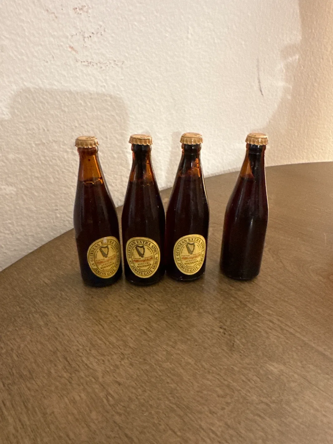 4 Guinness Extra Stout Souvenir Bottles