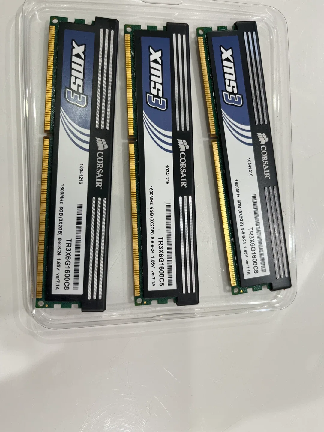 Memory disk Corsair XMS3 1600MHz 6GB (3x2GB) DDR3 RAM image indicator(2)