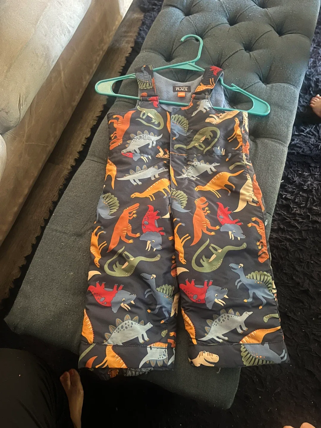 The Children's Place Dinosaur Snowsuit Set image indicator(2)