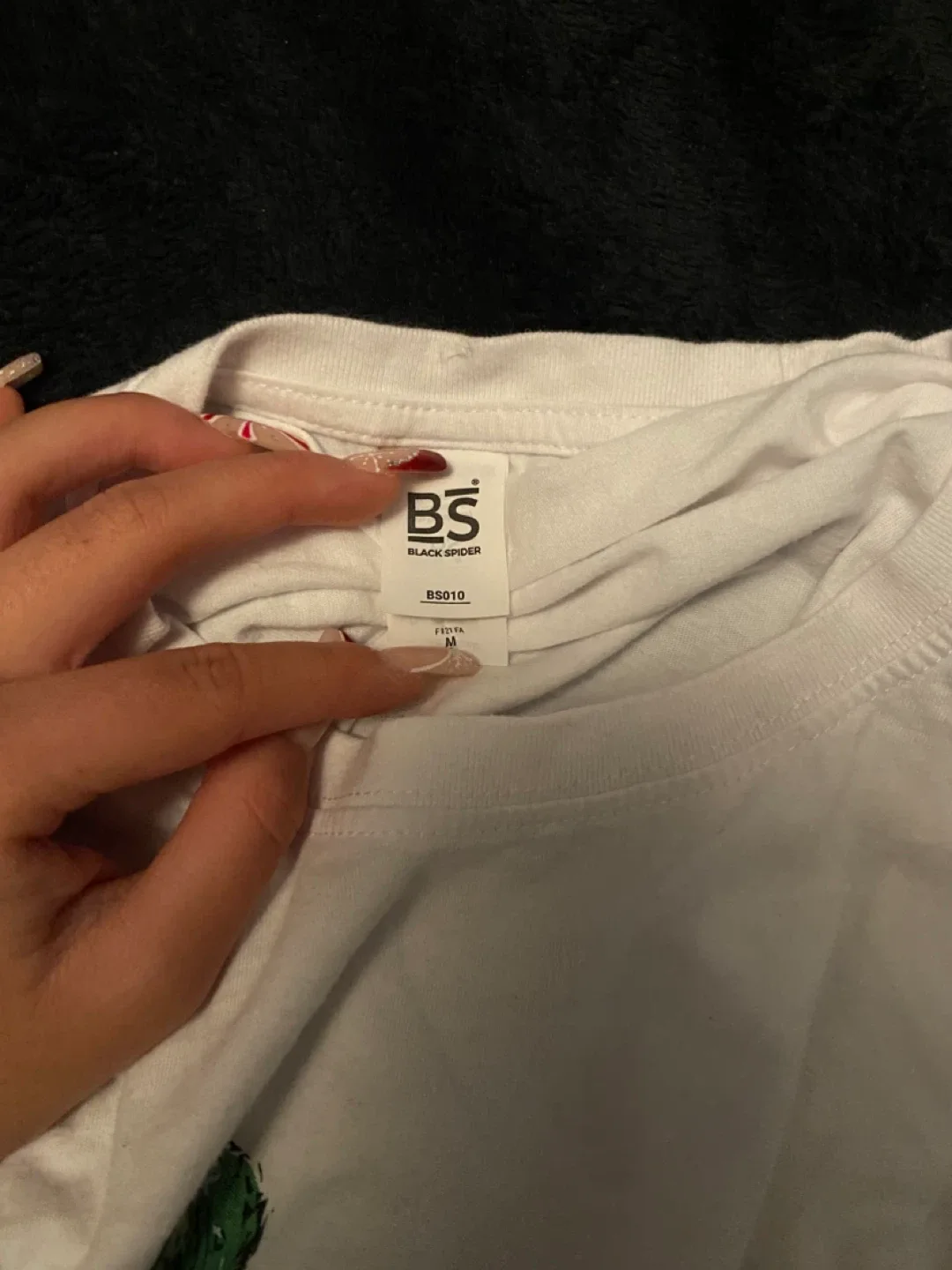 Black Spider Italia White T-Shirt - Size M image indicator(3)