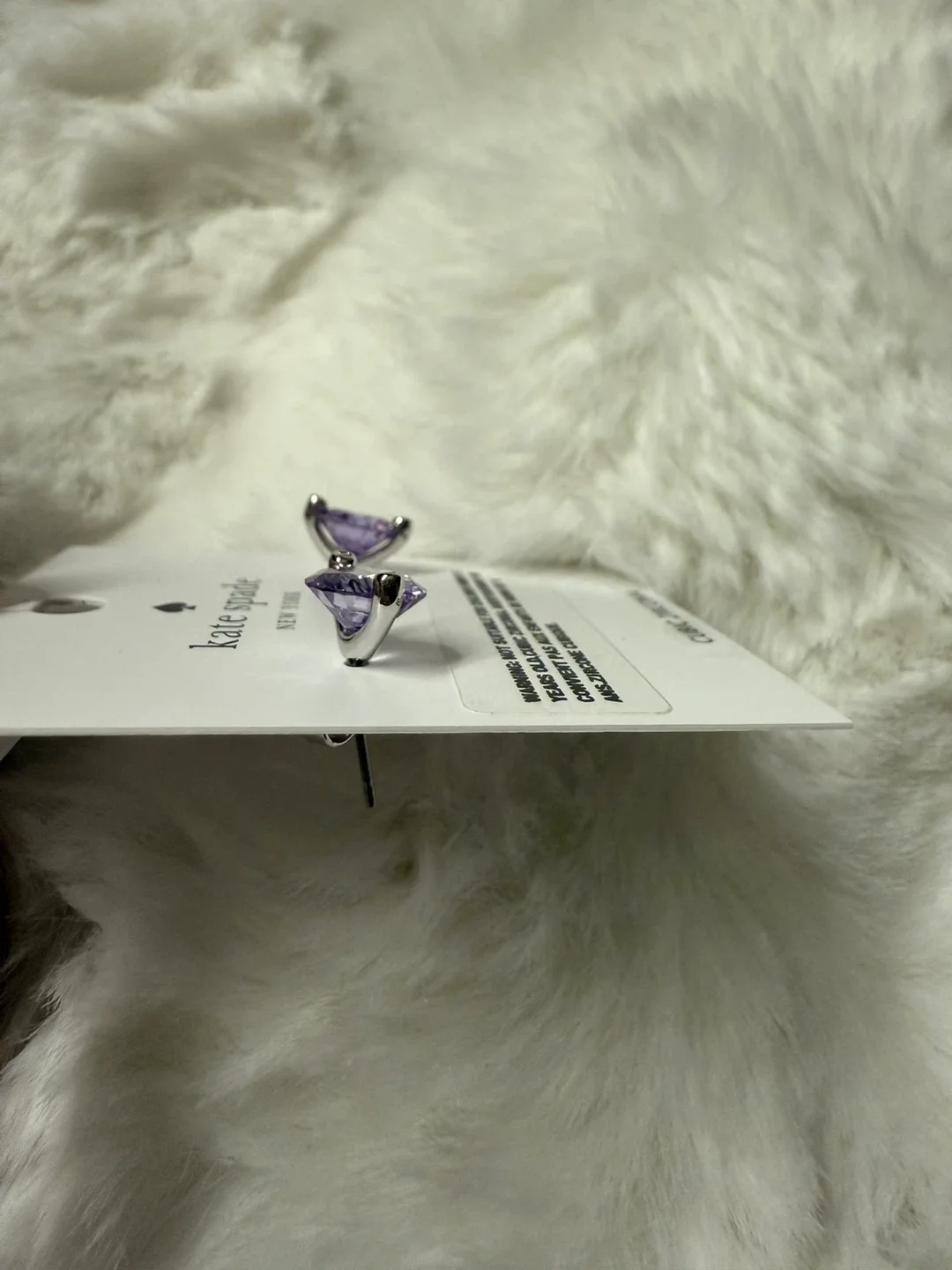 Kate Spade Light Amerhyst Earrings - New image indicator(3)