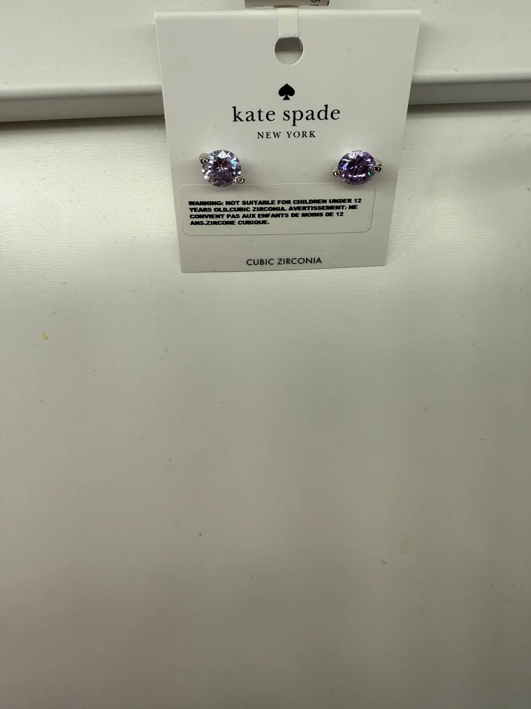 Kate Spade Light Amerhyst Earrings - New image indicator(5)