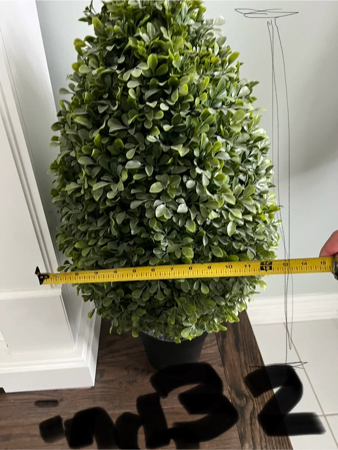 Artificial Topiary Tree in Pot image indicator(9)