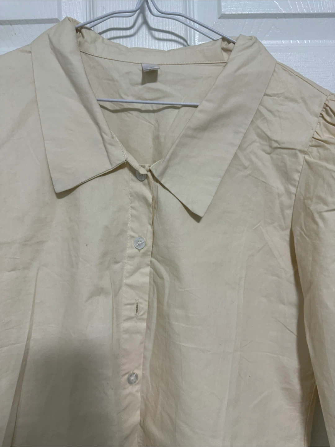 Beige Collared Blouse - photo 2