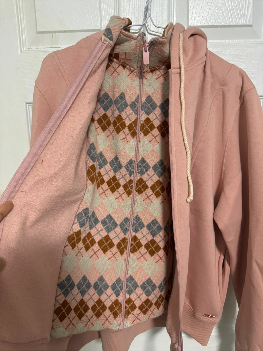 Madame Pink Fleece Zip-Up Hoodie - photo 2
