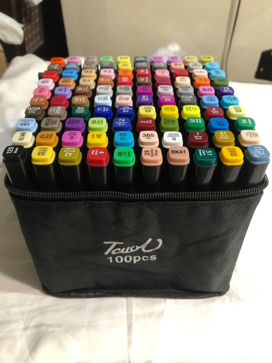 Tcwl 100pcs Colouring Marker Set