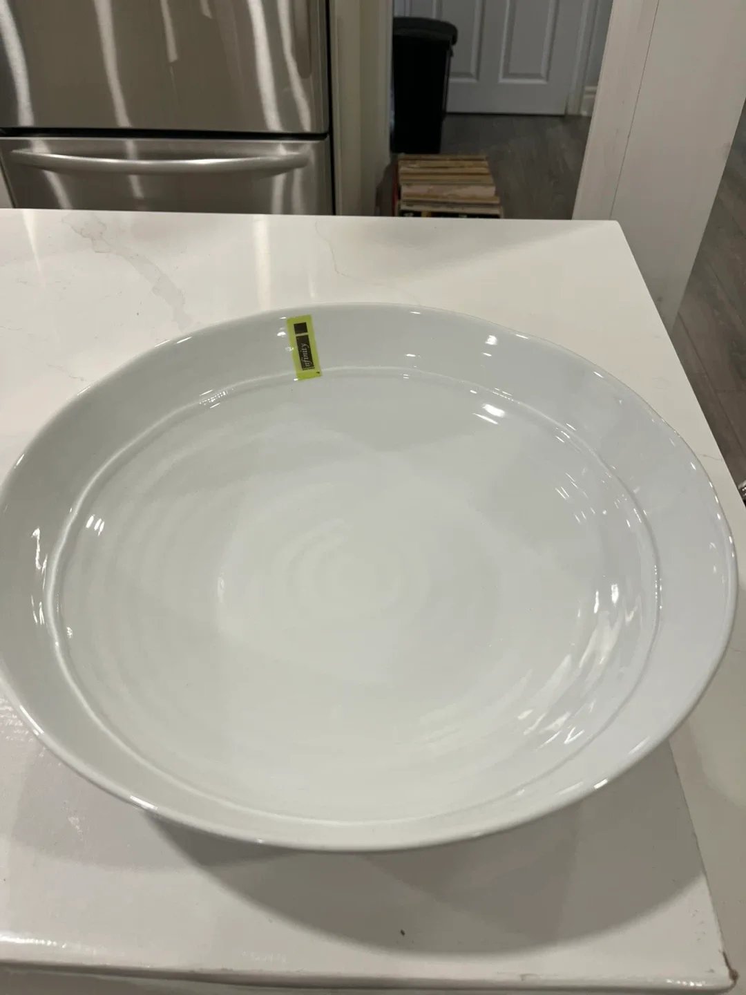 Infinity White Round Serving Bowl - Oven Safe image indicator(2)