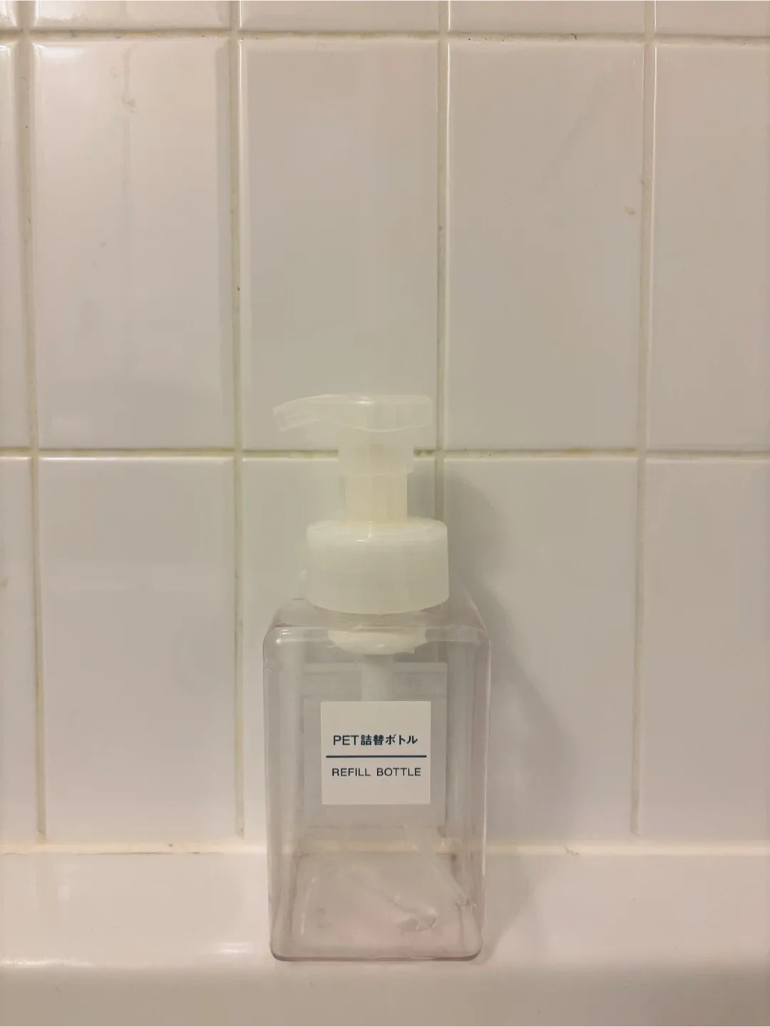 Muji Refill Bottle - Foam Type, Clear