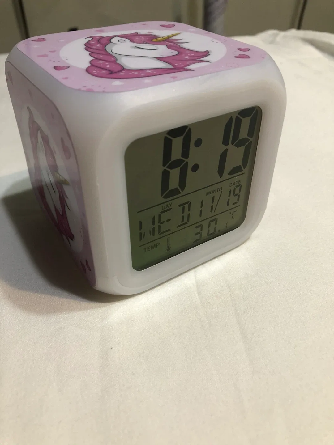 Unicorn Digital Alarm Clock image indicator(2)
