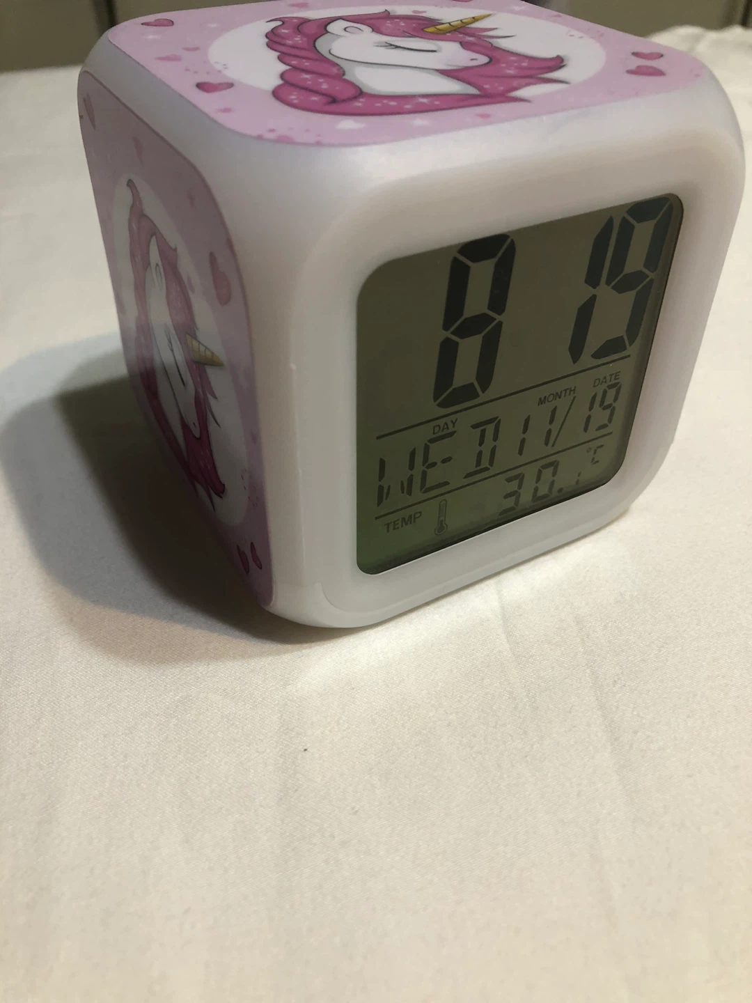 Small Unicorn Digital Alarm Clock