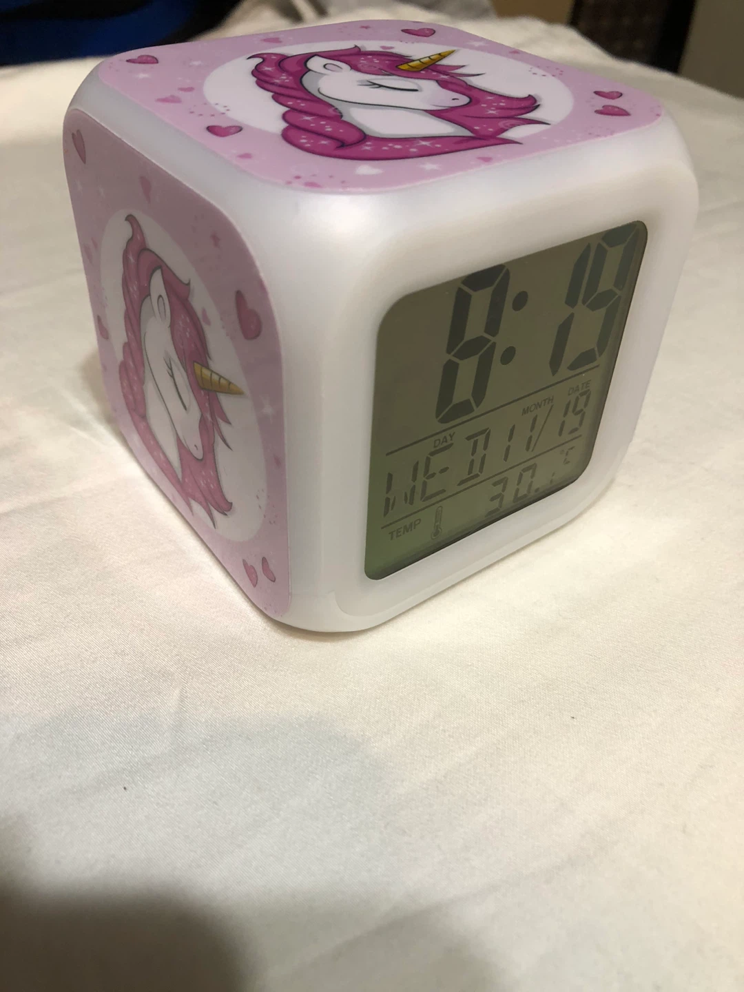 Small Unicorn Digital Alarm Clock - photo 3