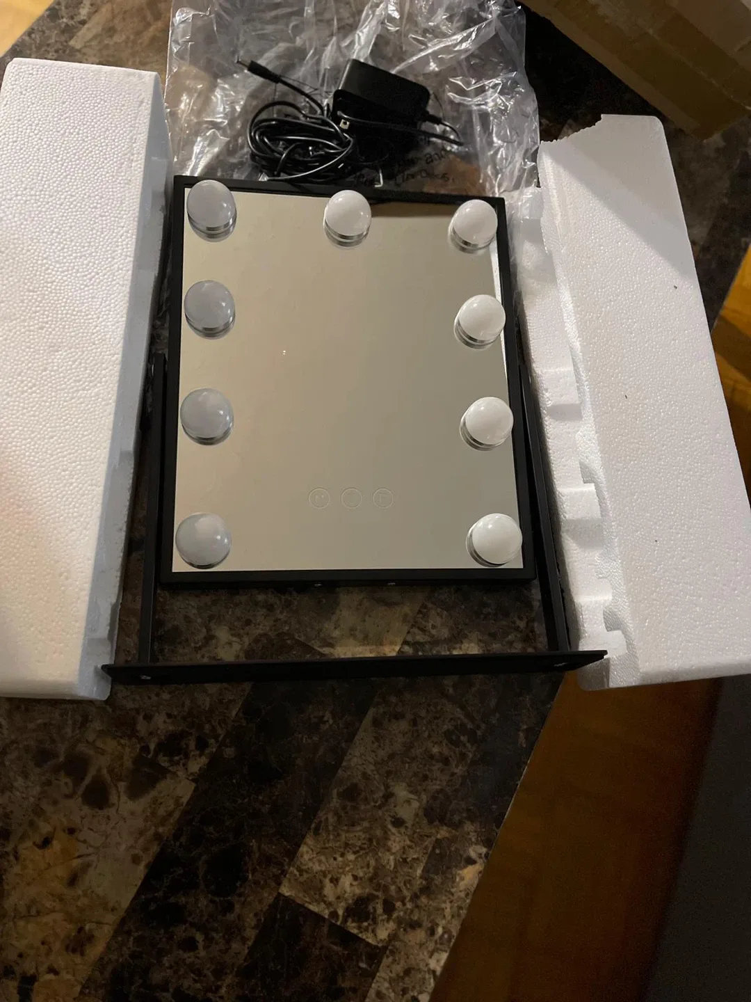 New LED Vanity Makeup Mirror with Lights image indicator(3)