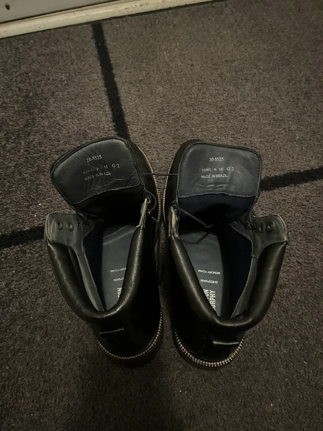 Johnston & Murphy Black Leather Boots - Size 9 image indicator(4)