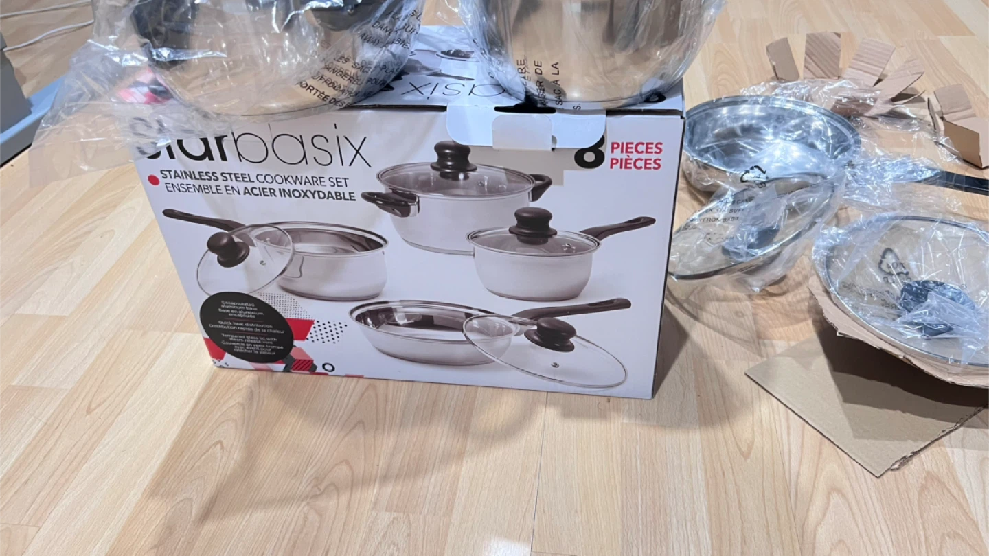 New Starbasix Stainless Steel Cookware Set - photo 3
