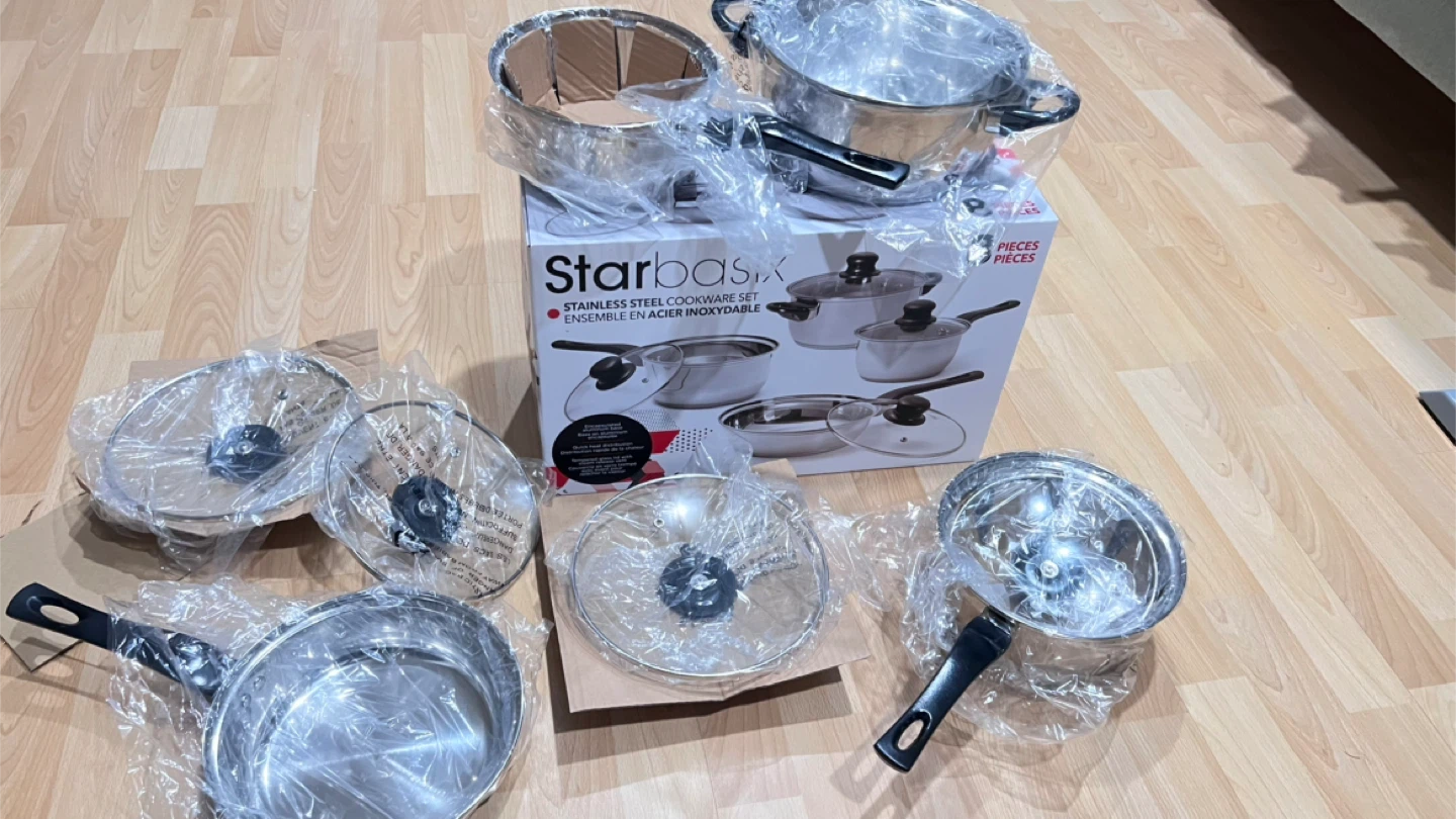 New Starbasix Stainless Steel Cookware Set - photo 4