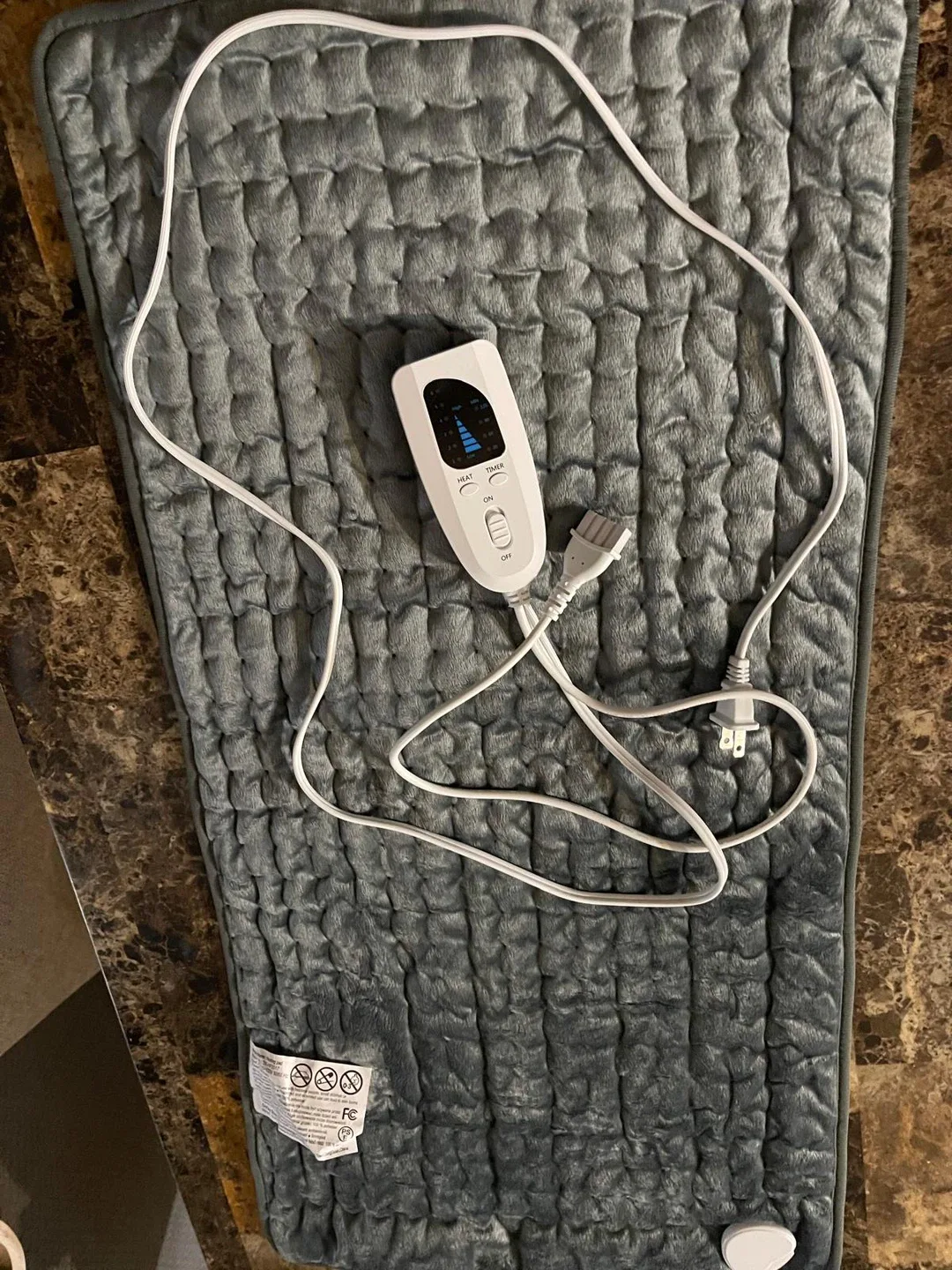 King size -Electric Heating Pad - Back Pain Relief