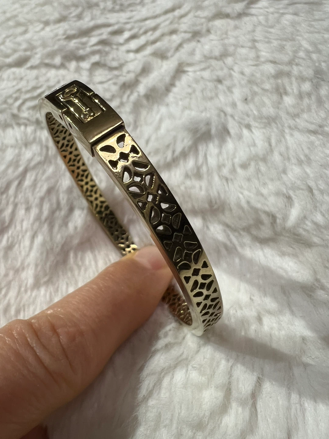 Fossil Gold Bangle Bracelet - photo 2