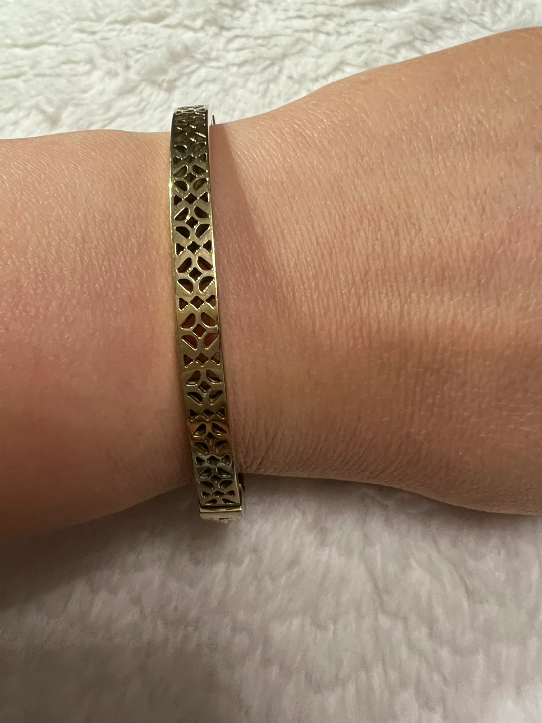 Fossil Gold Bangle Bracelet - photo 3
