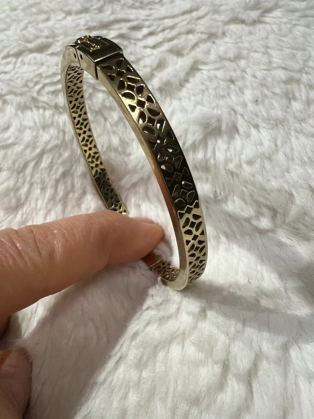 Fossil Gold Bangle Bracelet