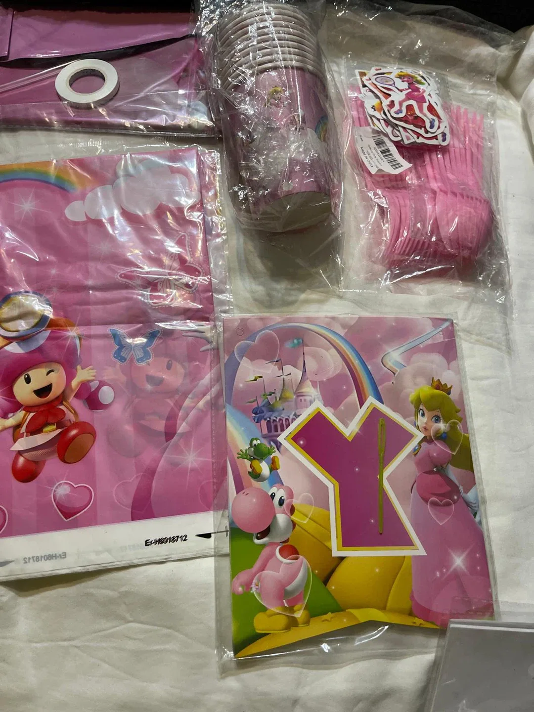 Princess Peach 1st Birthday Party Supplies image indicator(2)