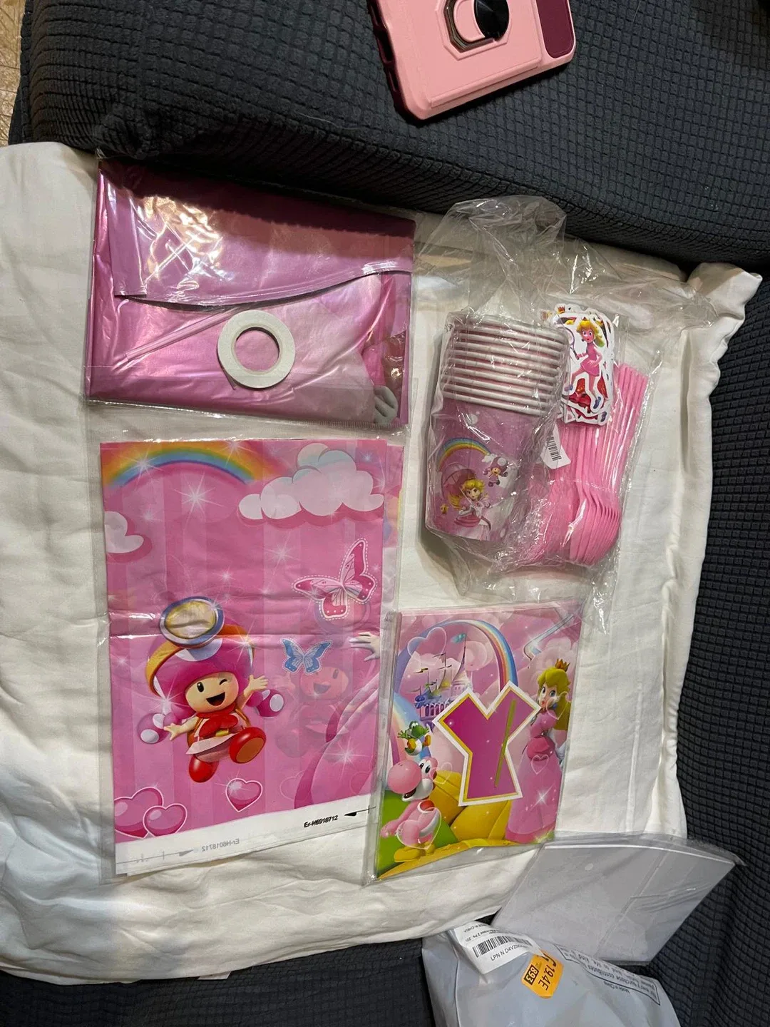 Princess Peach 1st Birthday Party Supplies image indicator(5)