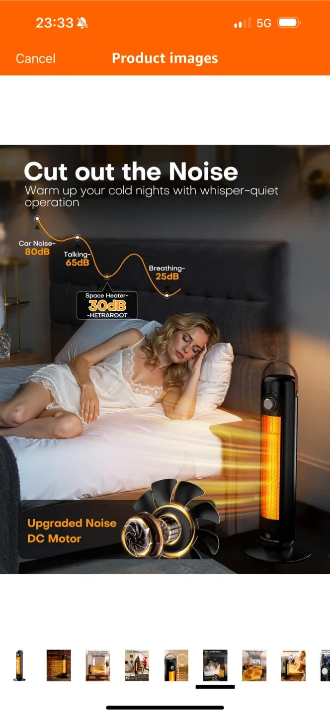 Tower Space Heater for Indoor Use image indicator(6)