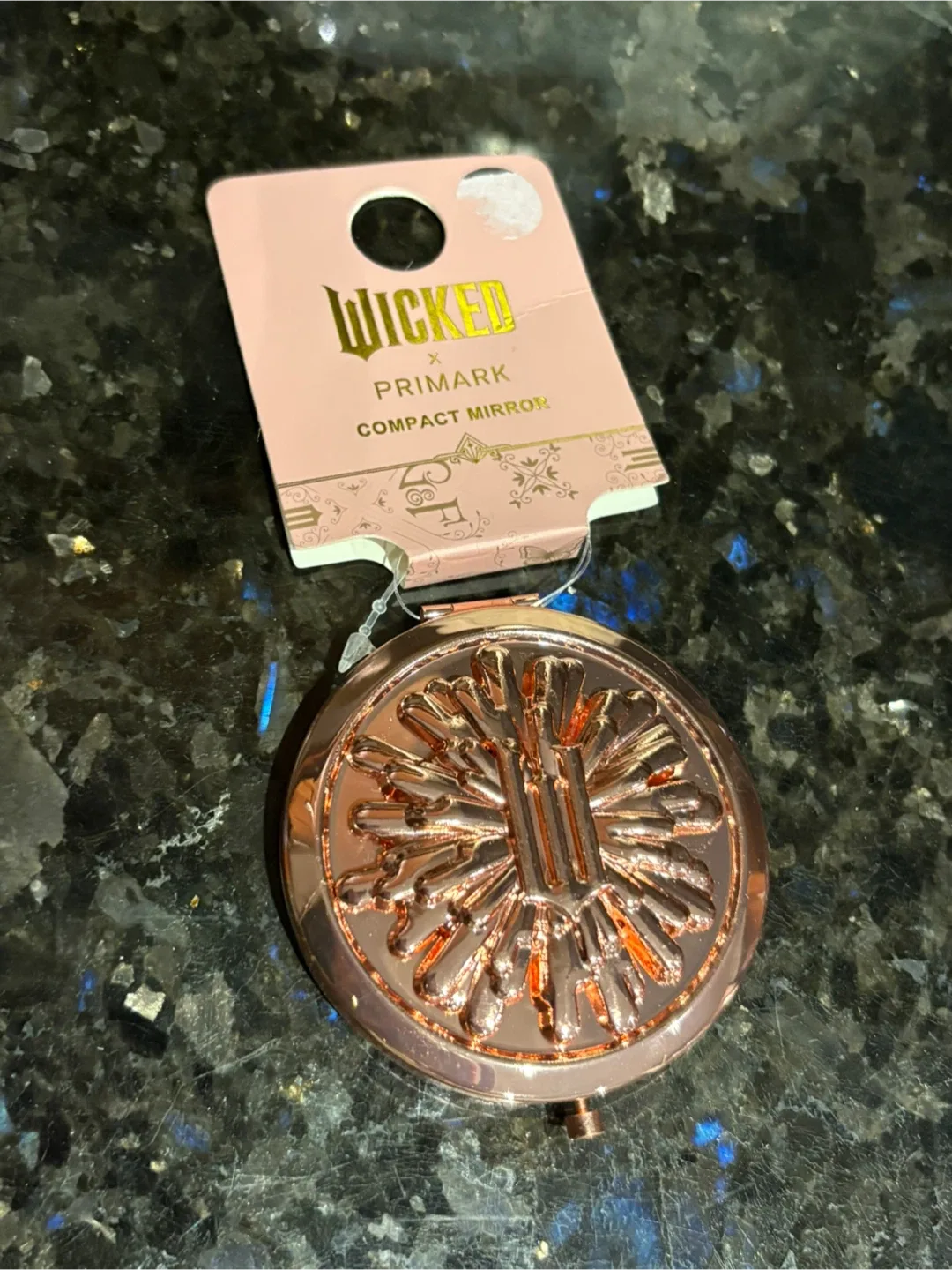 Wicked movie Primark Compact purse Mirror - Rose Gold