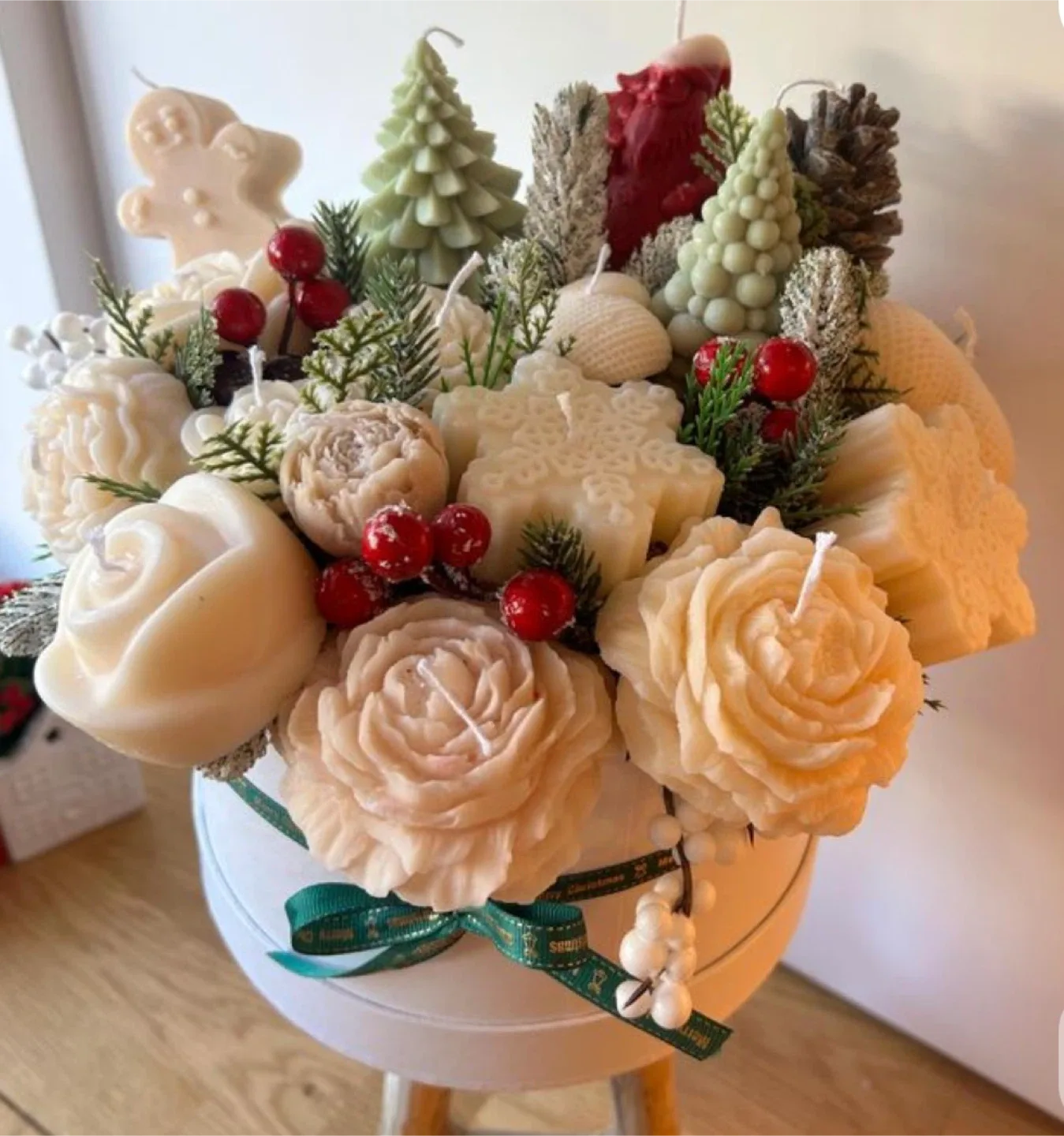 Handmade Decorative Candle Arrangements